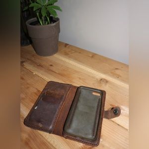 iPhone 6 leather wallet phone case